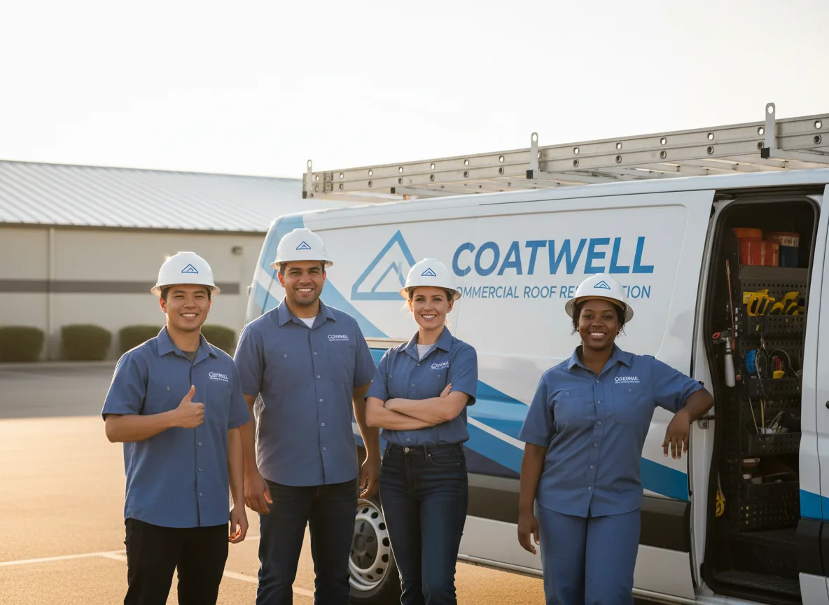Commercial roof coating company in Barbeau, MI
